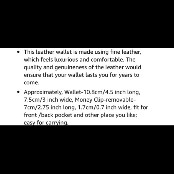 Y & G bifold wallet & money clip - Picture 6 of 6